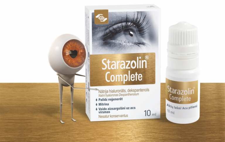 Starazolin Complete. Больше, чем обычные увлажняющие капли для глаз